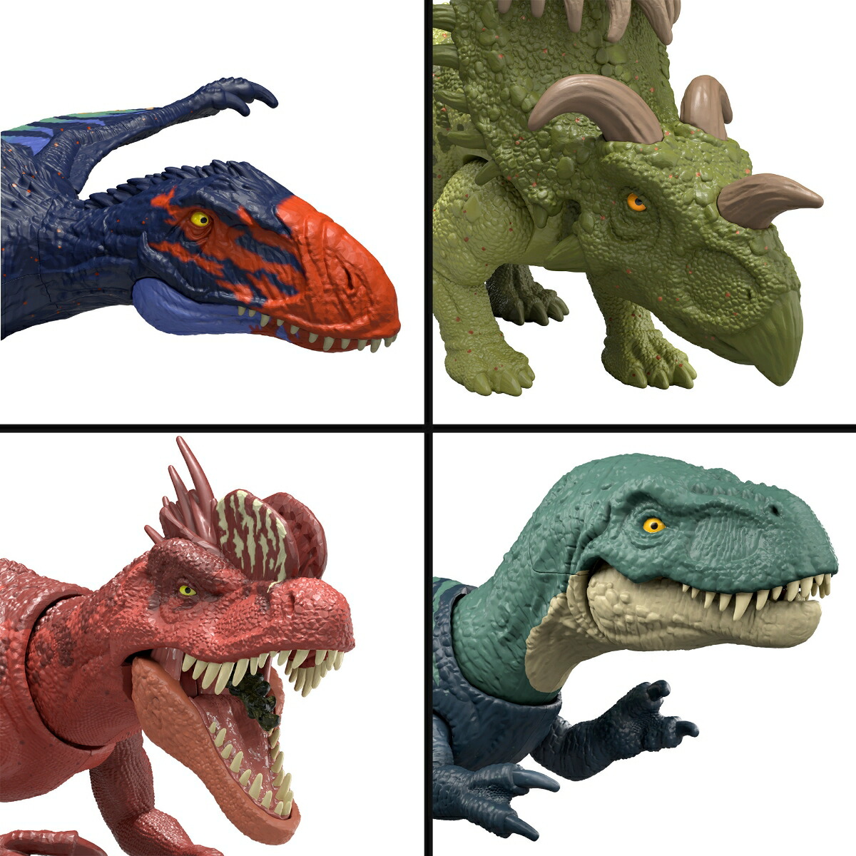 マテルジュラシックワールド(JURASSICWORLD)追撃！アタックアソート子供向けフィギュア恐竜フィギュア6体BOX販売4歳からマルチJGB77-986C