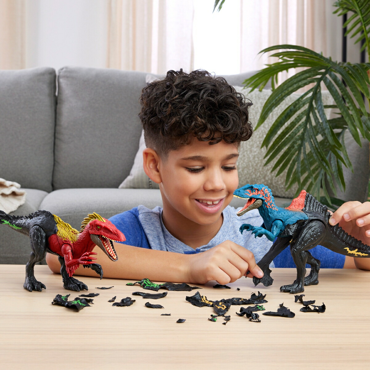 マテルジュラシックワールド(JURASSICWORLD)びりびりめくって！恐竜発掘サプライズAアソート子供向けフィギュア恐竜フィギュア2体BOX販売6歳からマルチJKN04-986A
