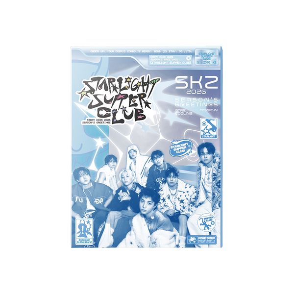 【先着特典】Stray Kids 2026 SEASON'S GREETINGS [STARLIGHT SUPPER CLUB] ［CALENDAR+GOODS］(フォトカードセット（メンバー1枚ずつ1セット）)画像