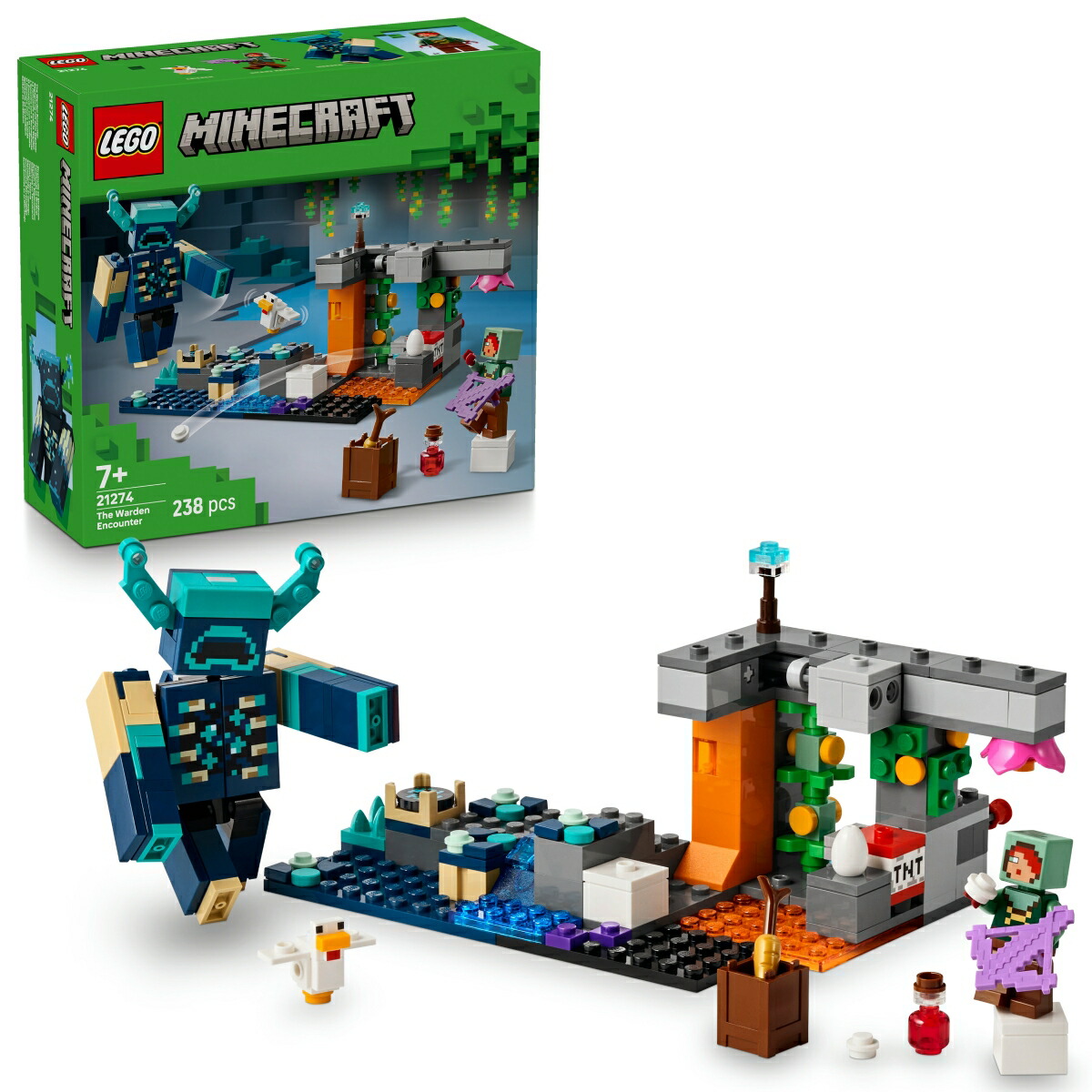 楽天市場】レゴ(LEGO) マインクラフト ウォーデン出現 21274(1個