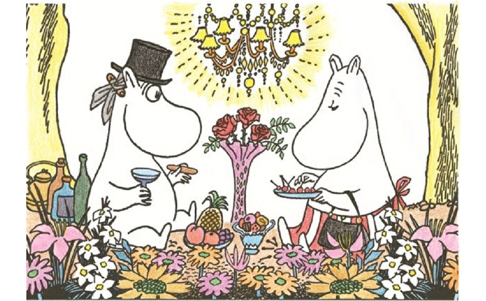 MOOMIN癒しの塗り絵POSTCARDBOOKムーミン谷の春夏秋冬[ライツ・アンド・ブランズ]