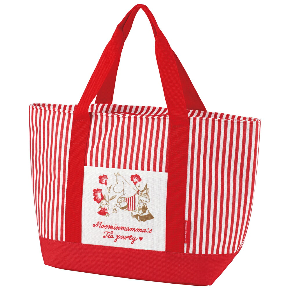 MOOMIN ムーミン　保冷ショッピングトートバッグ 麻素材風加工 KCTSJ1画像