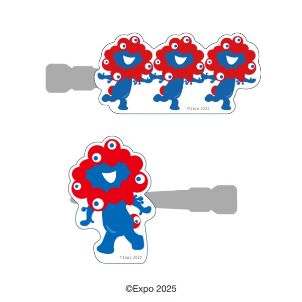 ミャクミャク マスコット キーホルダー 靴下 ぷっくりったい ヘアクリップ 132013 61 【Mimi&Lula】 Oscar owl clips CHESTNUT オスカーフ