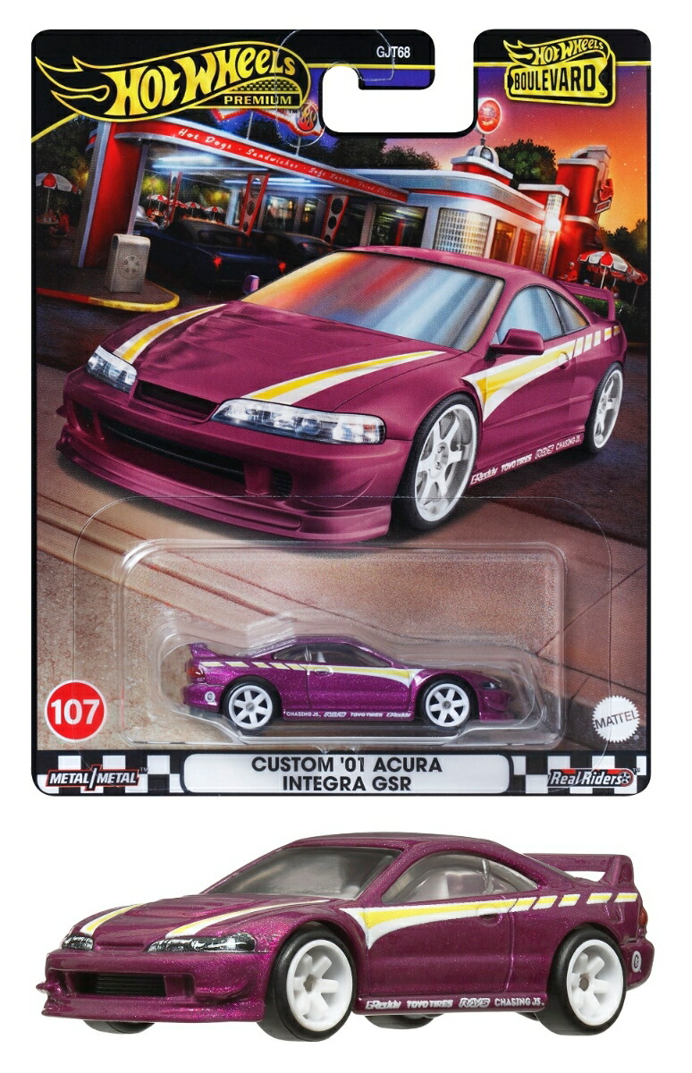 �ۥåȥ�������(HotWheels)�֡���С��ɥ�������'01������饤��ƥ���GSR���ʪ�������ߥ˥���3�Ф���ѡ��ץ�HRT77