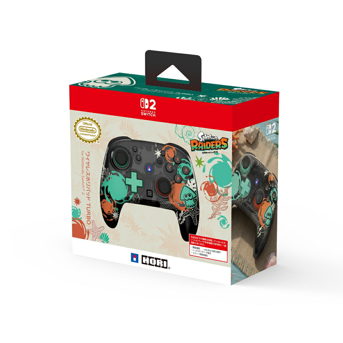 Splatoon Raiders Wireless Horipad TURBO for Nintendo Switch 2 Nintendo Switch 2