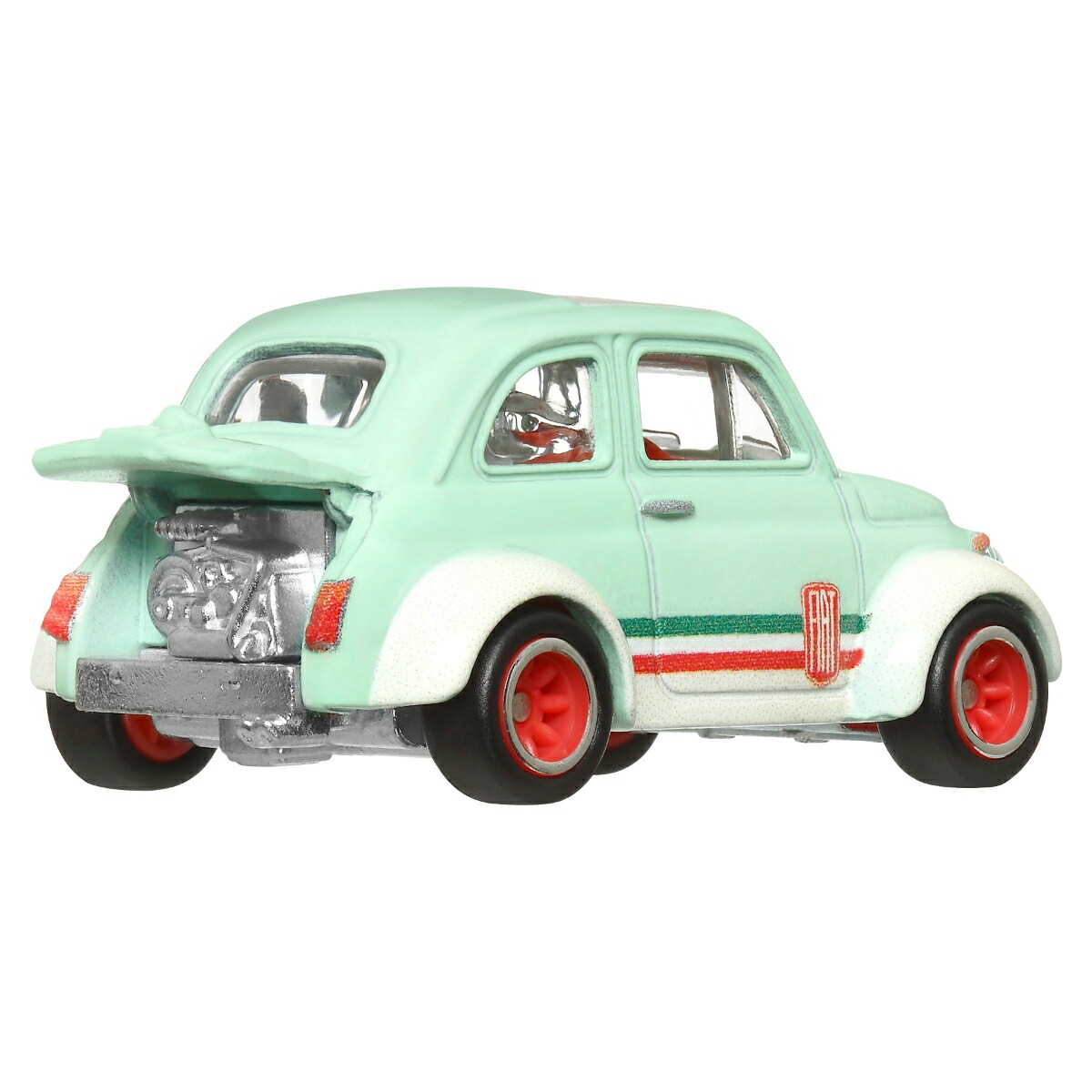 ホットウィール(HotWheels)ブールバード'60sフィアット500Dモディフィカド乗り物おもちゃミニカー3歳からグリーンHRT65