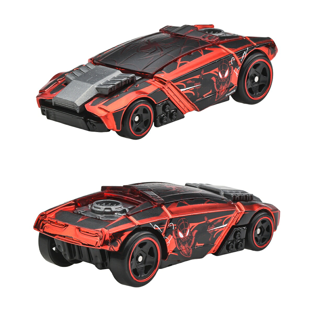 ホットウィール(HotWheels)エンターテイメントテーマアソート-スパイダーマン乗り物おもちゃミニカー10台入りBOX販売3歳からマルチGDG83-987L