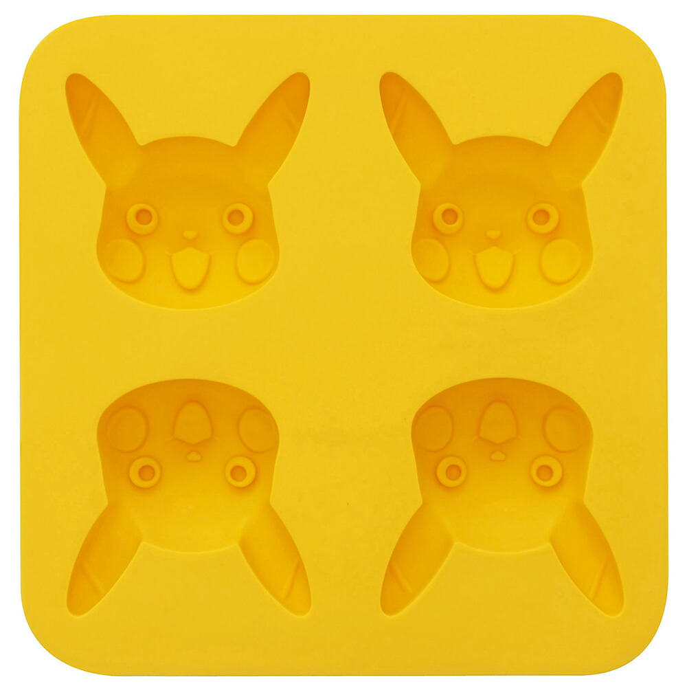 楽天市場】ポケモン ピカチュウ シリコン 立体4個 型 ケーキ
