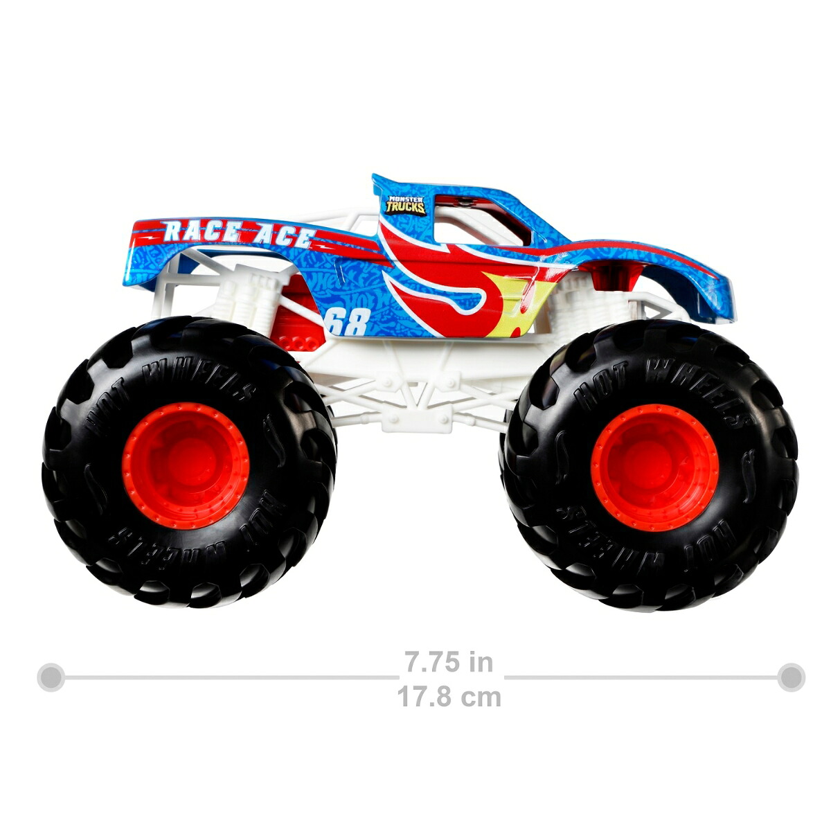 ホットウィール（HotWheels）モンスタートラックビッグサイズレース・エース【ミニカー1:24】【3才~】GTJ37