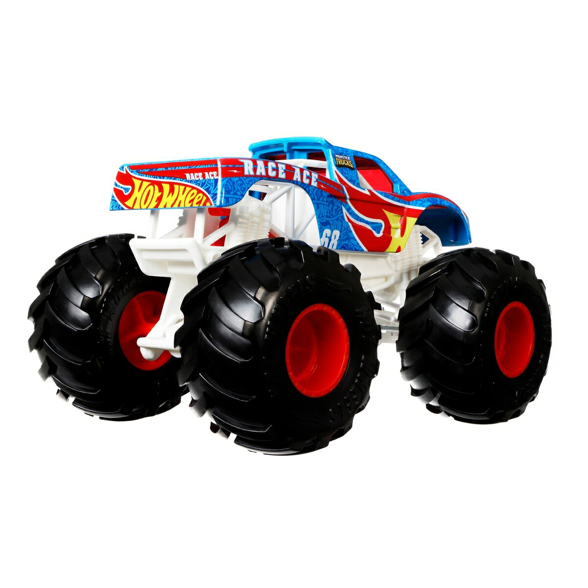 ホットウィール（HotWheels）モンスタートラックビッグサイズレース・エース【ミニカー1:24】【3才~】GTJ37