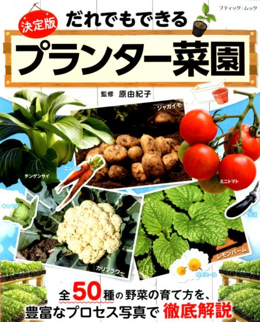 楽天ブックス 決定版だれでもできるプランター菜園 全50種の野菜の育て方を 豊富なプロセス写真で徹底 原由紀子 9784834775624 本