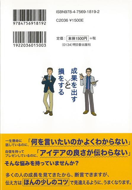 楽天ブックス バーゲン本 伝え方で成果を出す人と損をする人の習慣 車塚 元章 本