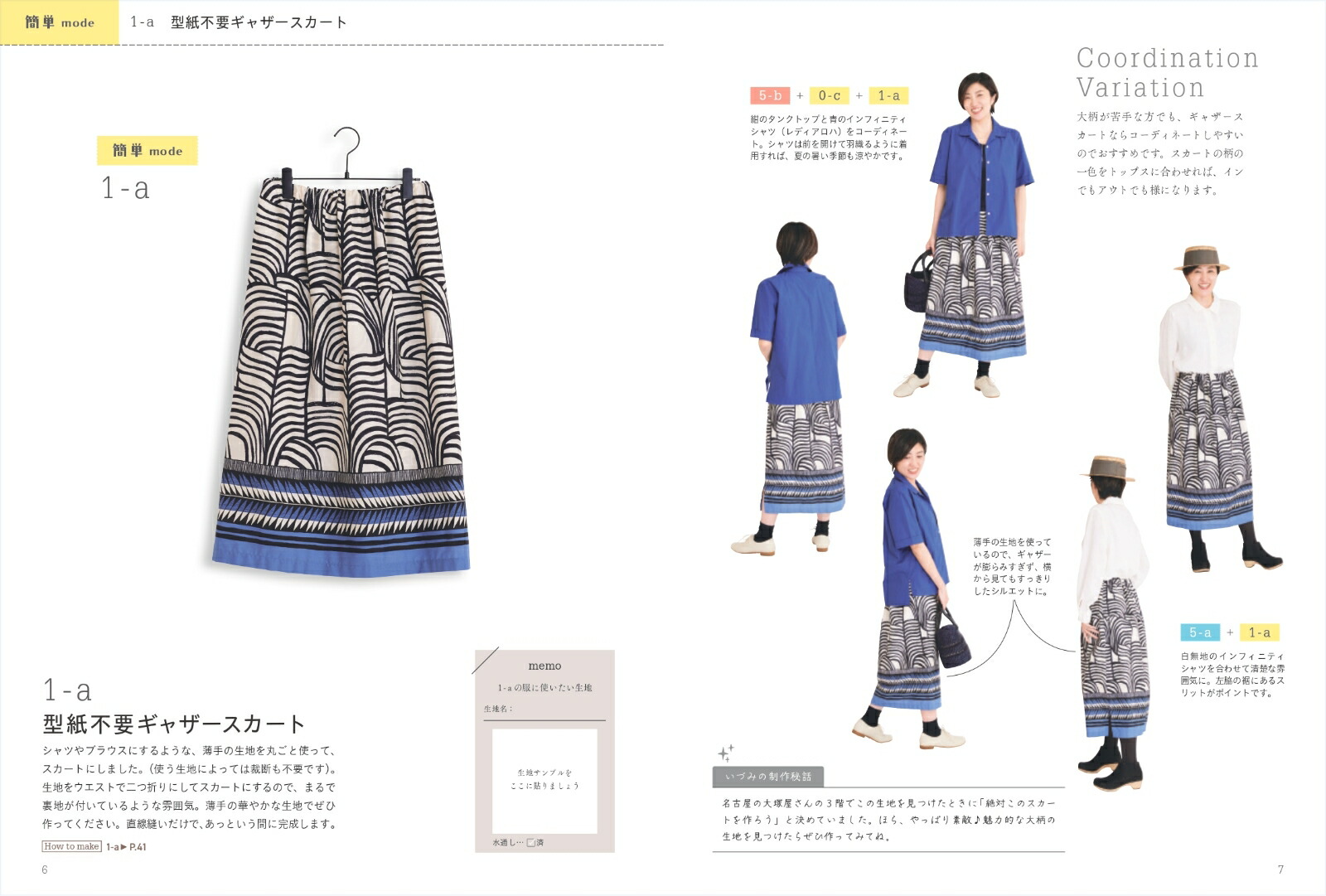 わたしの定番服ちゃんと学べて長く着られる服づくり[ただ服をつくるいづみ]
