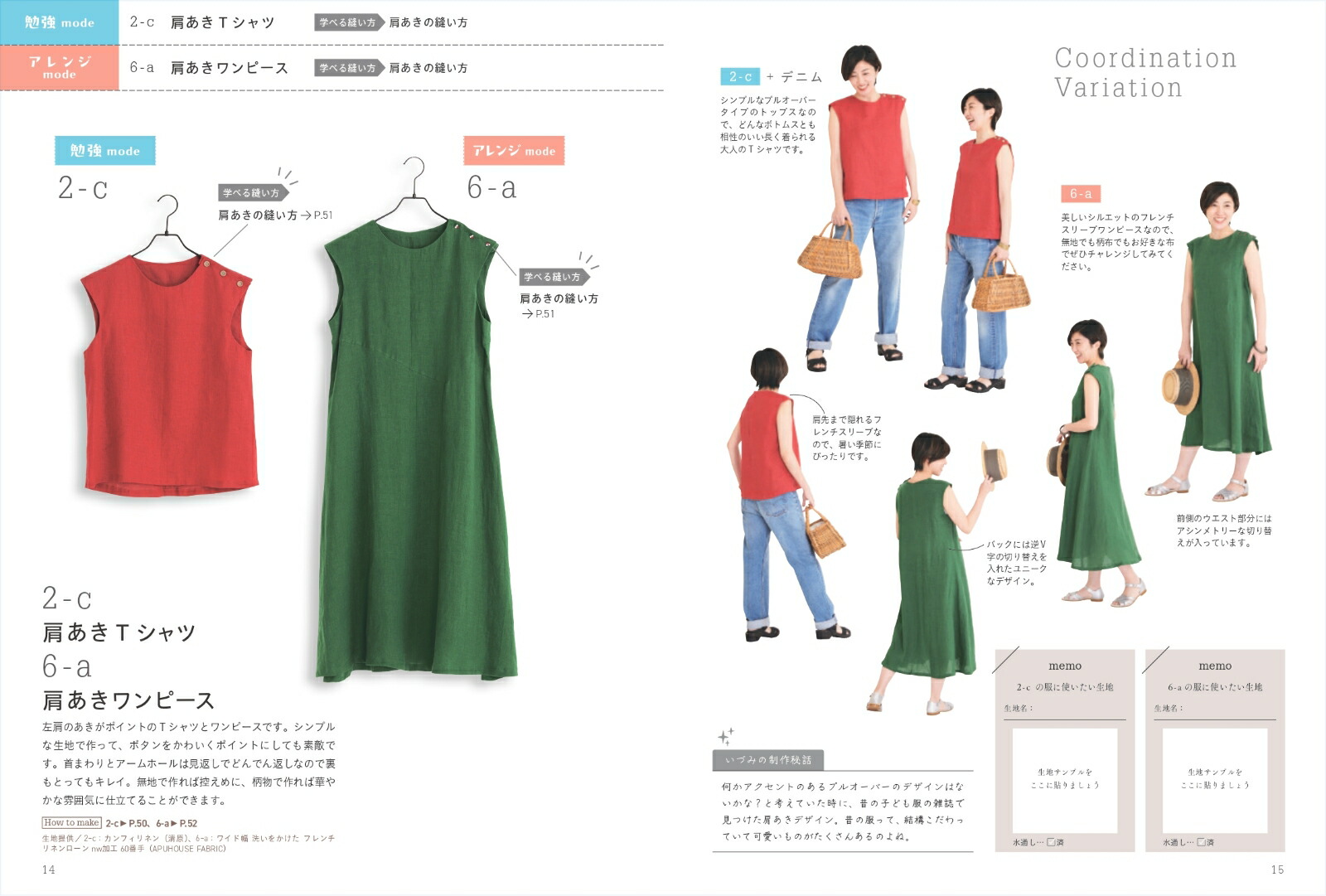 わたしの定番服ちゃんと学べて長く着られる服づくり[ただ服をつくるいづみ]