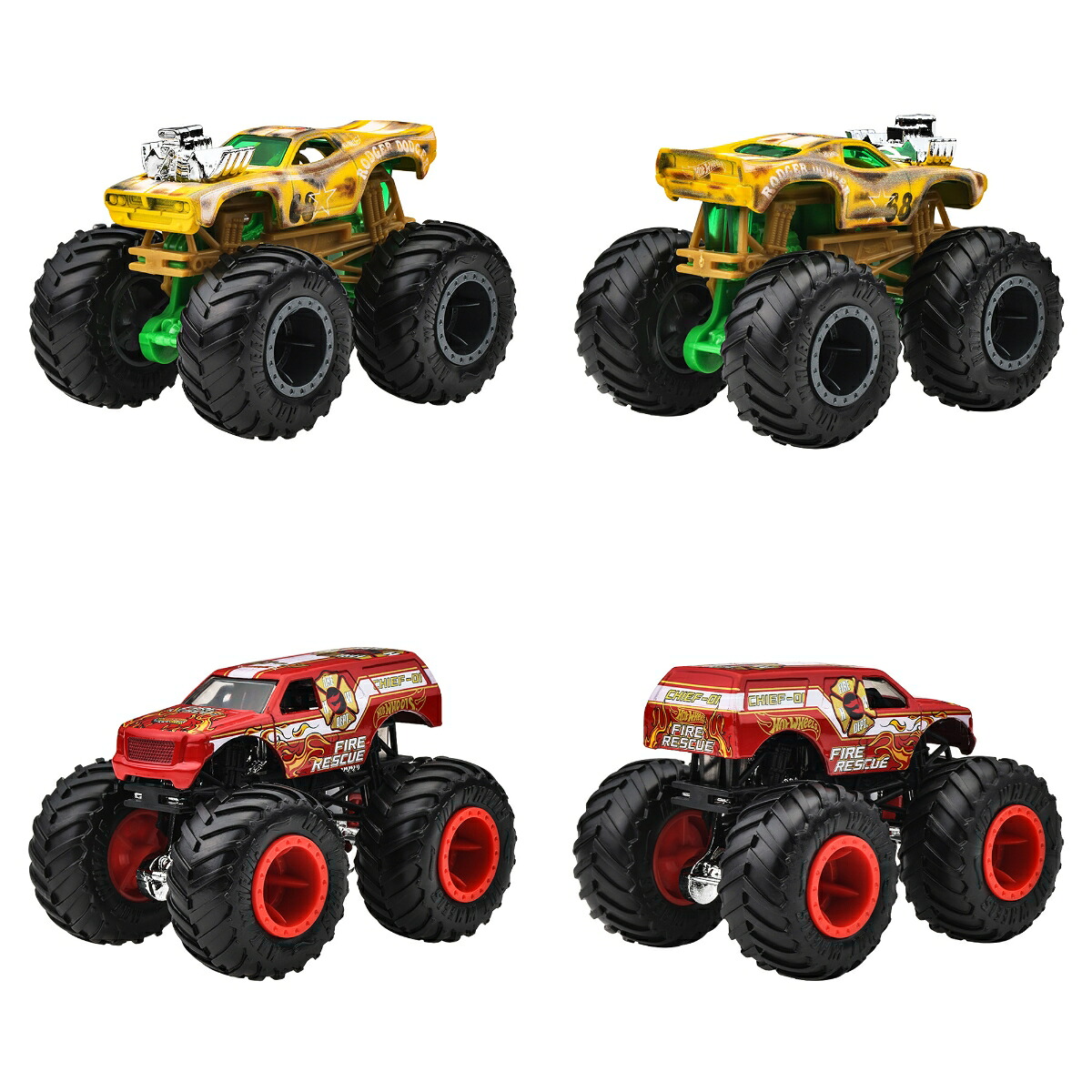 ホットウィール(HotWheels)モンスタートラック1:64アソート乗り物おもちゃミニカー8台入りBOX販売3歳からマルチFYJ44-982D