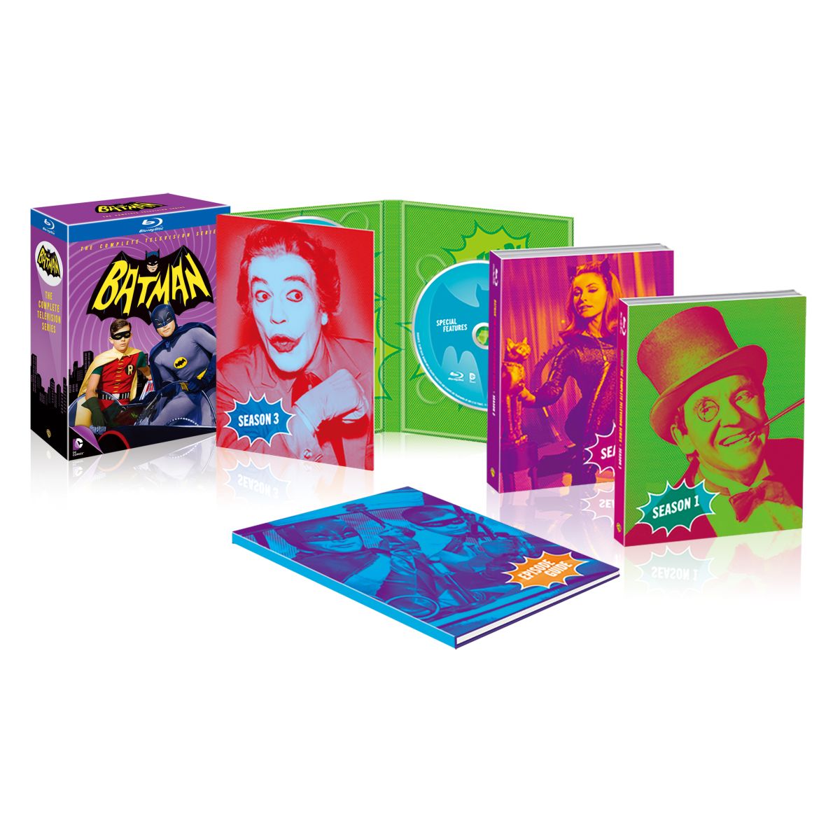 楽天ブックス バットマン コンプリートtvシリーズ ブルーレイbox 13枚組 初回生産限定 Blu Ray アダム ウェスト Dvd