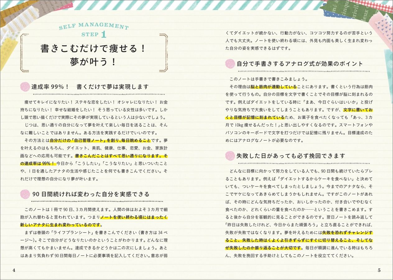 楽天ブックス 90日間でー10kg減 書きこむだけで未来が変わる自己管理ノート 上野啓樹 本