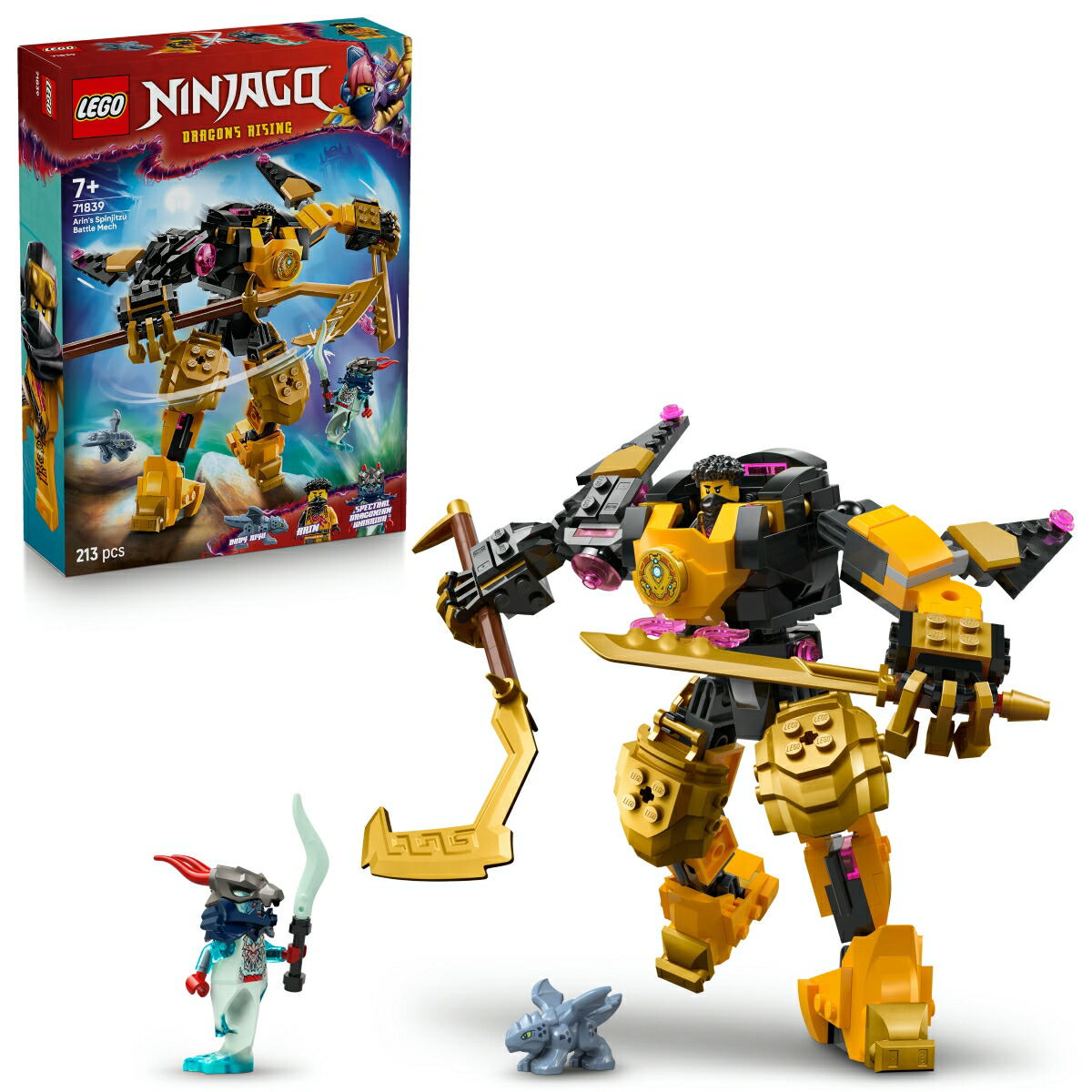 レゴ(LEGO) ニンジャゴー エリンのスピン術・メカスーツ 71839 [ おもちゃ 玩具 プレゼント 7歳 8歳 9歳 ]画像