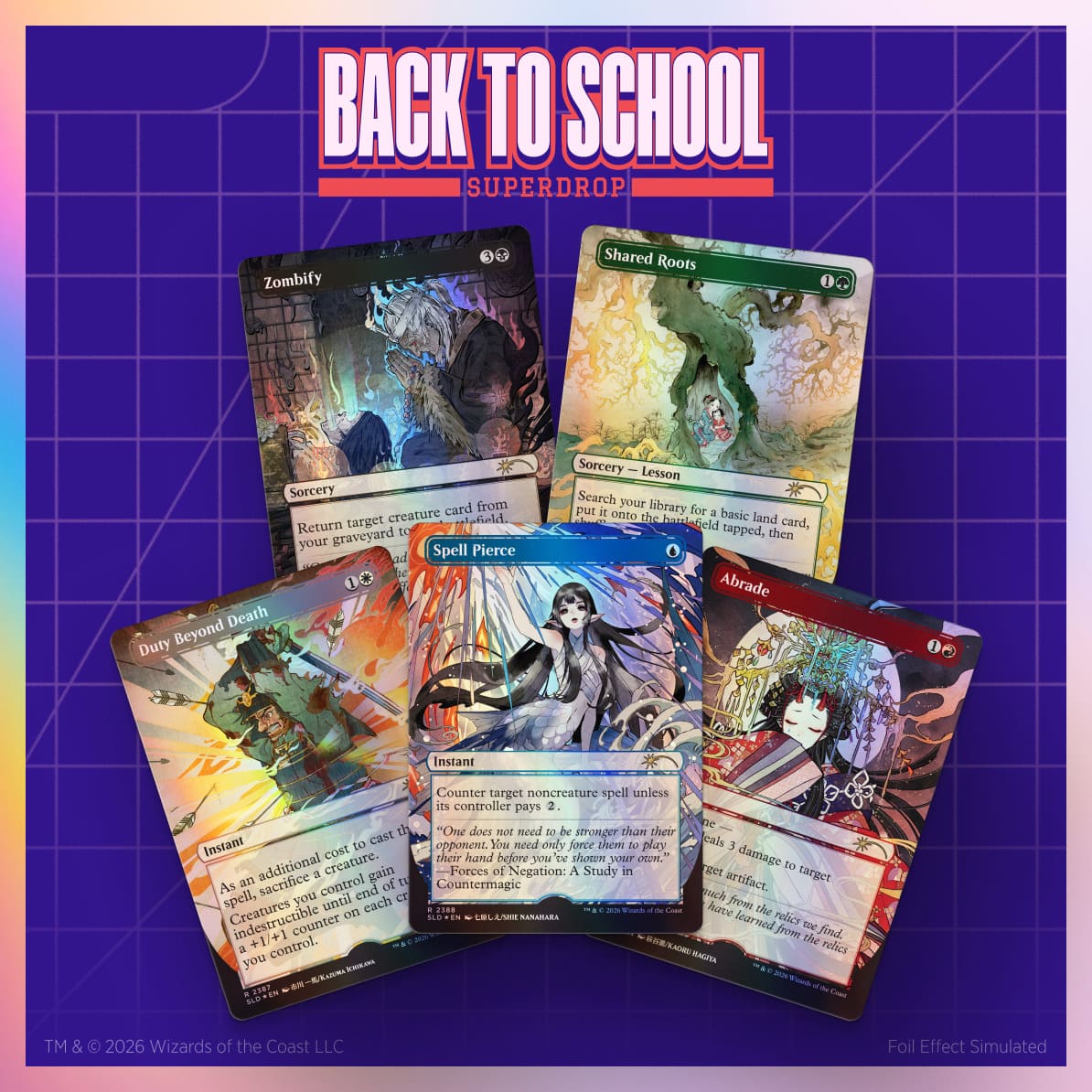 マジック：ザ・ギャザリングSecretLairBacktoSchoolSuperdropReturntoMysticalArchiveFoilEdition【クレジットカード決済限定】