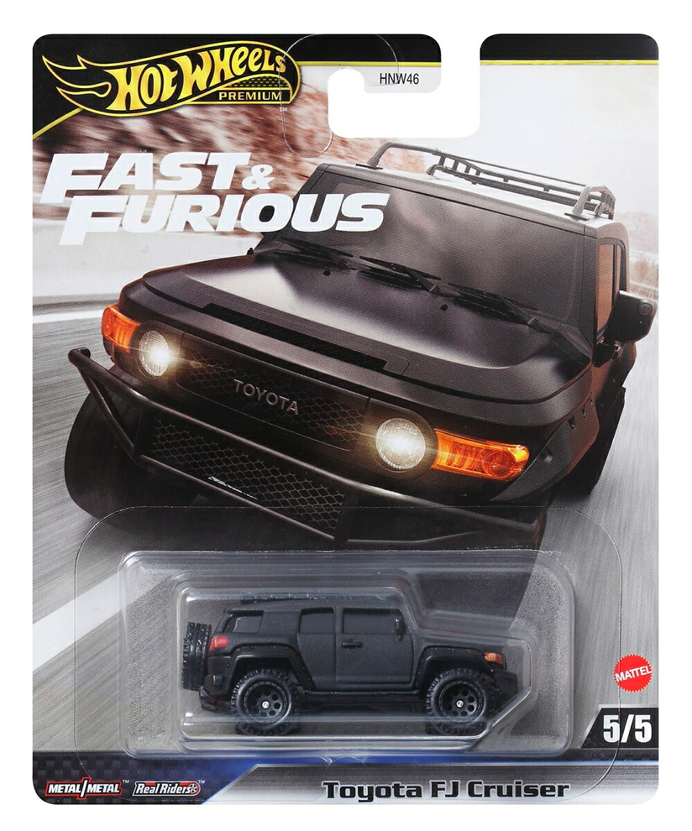 ホットウィール(HotWheels)ワイルド・スピード-トヨタFJクルーザー乗り物おもちゃミニカー3歳からブラックHRT99