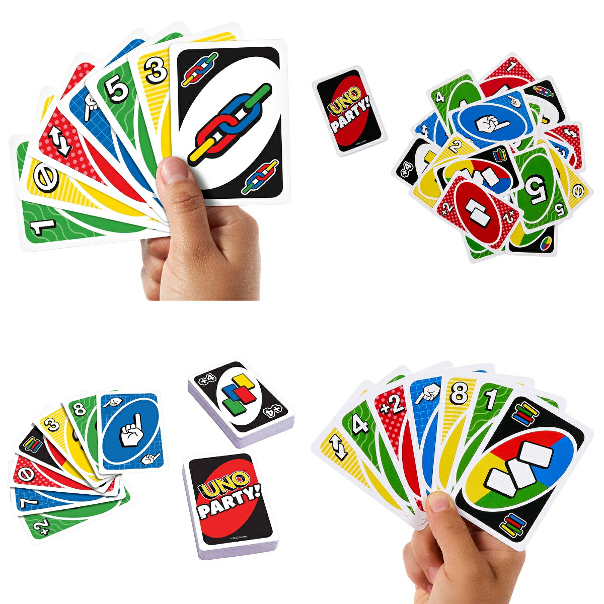 マテルゲーム（MattelGame）ウノ（UNO）ウノパーティ【カードゲーム】【カード224枚6~16人用】【7才~】HMY49