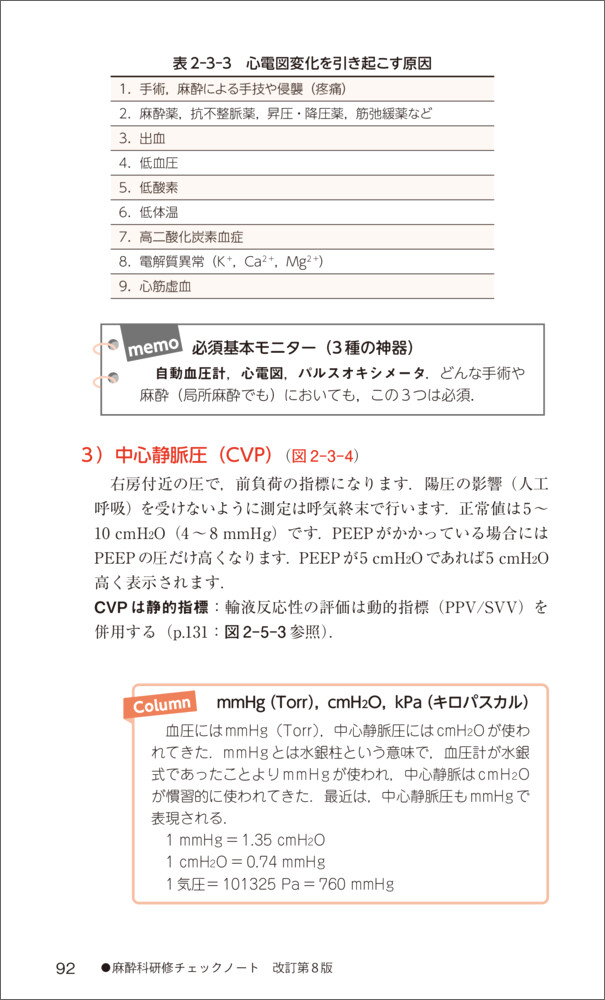麻酔科研修チェックノート改訂第8版（研修チェックノートシリーズ）[讃岐美智義]