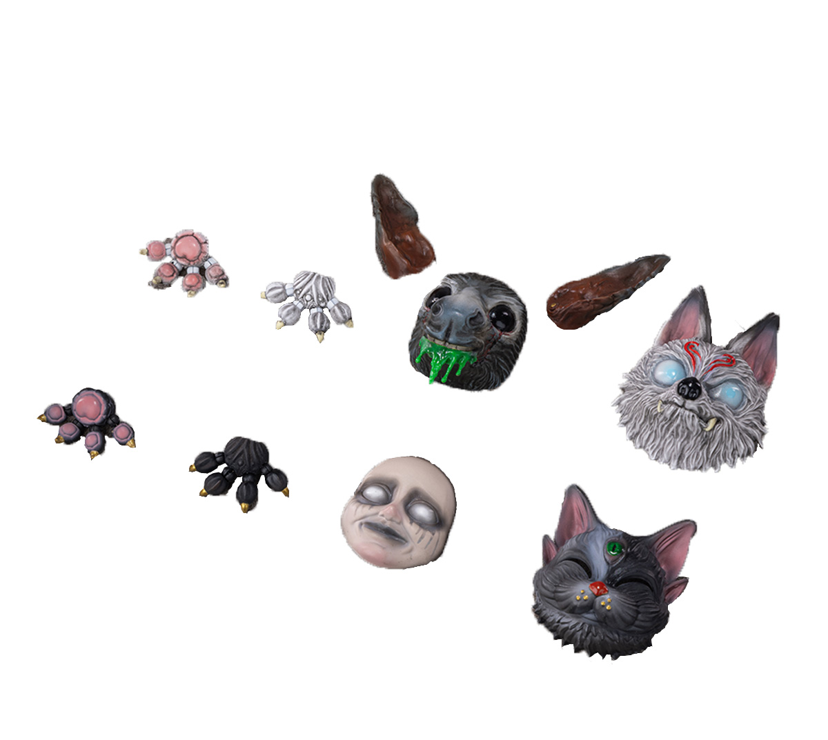 GIYORZILLA TOYS 壊れた童話 ピノキオ 1/6スケール可動フィギュア用オプションパーツ(マスクセット) 【03715775】 (フィギュア)画像