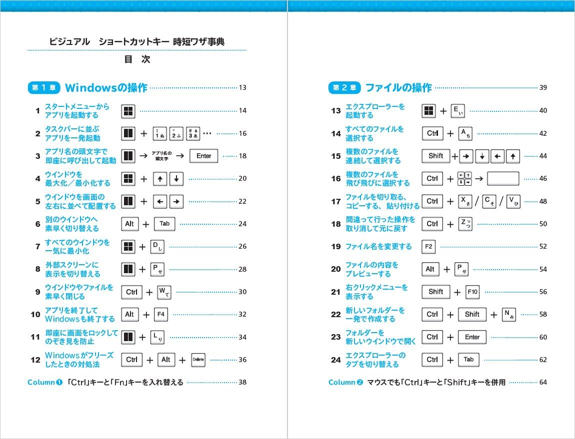 ビジュアルショートカットキー時短ワザ事典（日経文庫）[日経PC21]