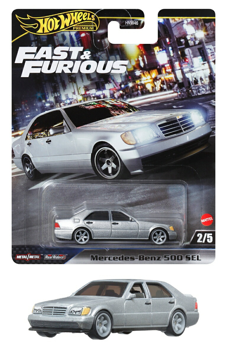 ۥåȥ(HotWheels)磻ɡԡ-륻ǥ٥500SELʪߥ˥3Ф饷СHRT94