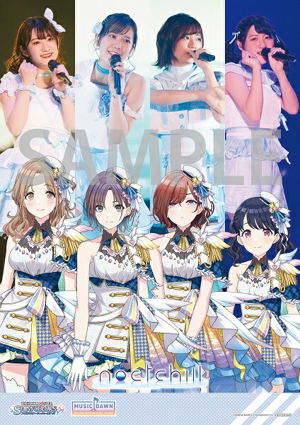 楽天ブックス 楽天ブックス限定先着特典 The Idolm Ster Shiny Colors Music Dawn 初回生産限定版 Blu Ray B2布ポスター L判ブロマイド4種セット 75mm缶バッジ ノクチル シャイニーカラーズ Dvd