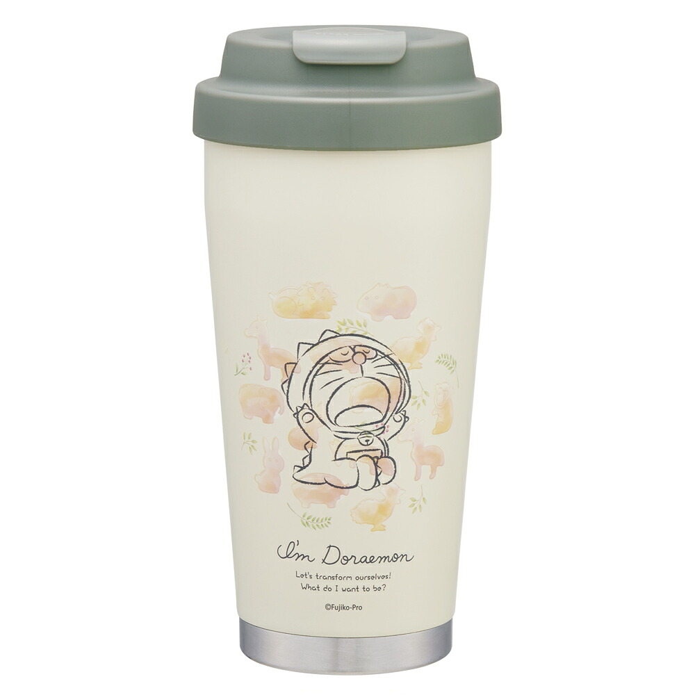 ドラえもん リラックス　タンブラー型マグ 真空ステンレスボトル 水筒 480ml 保温 保冷画像