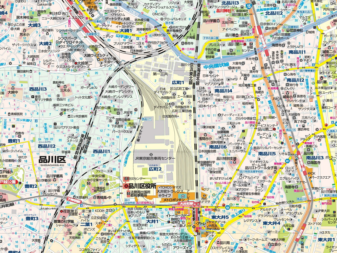 区分地図東京都品川区[昭文社地図編集部]