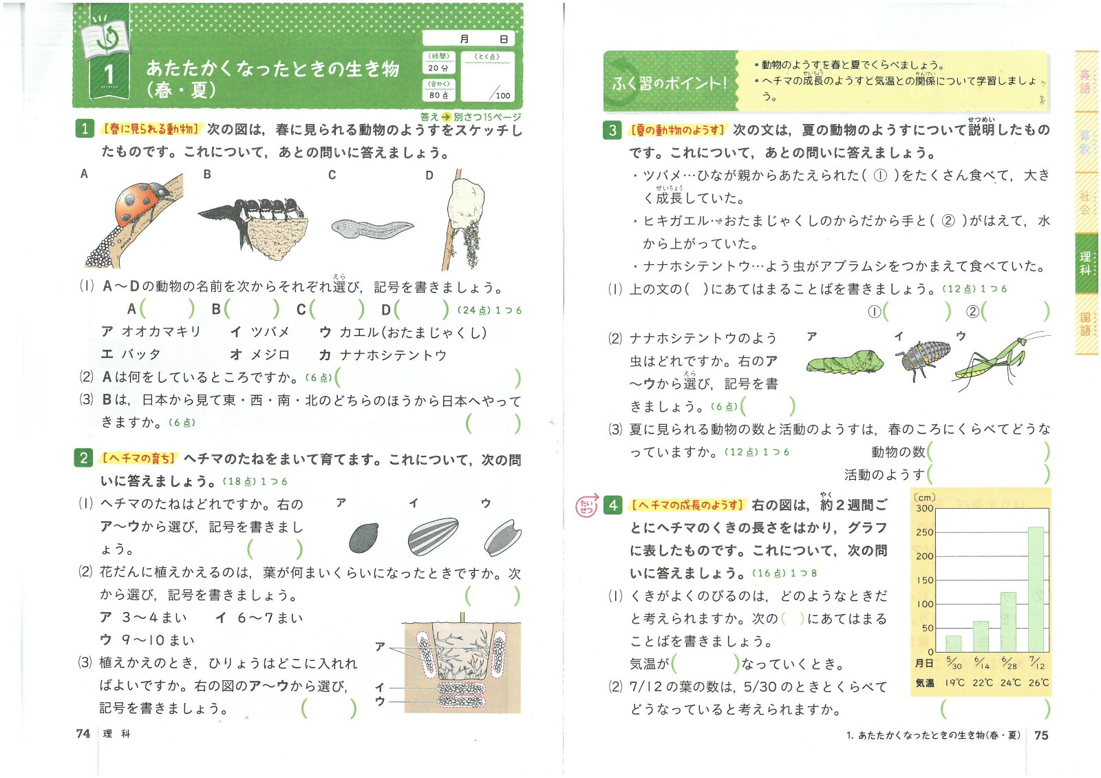 楽天ブックス 小4 全科の復習テスト 小学教育研究会 9784424625889 本