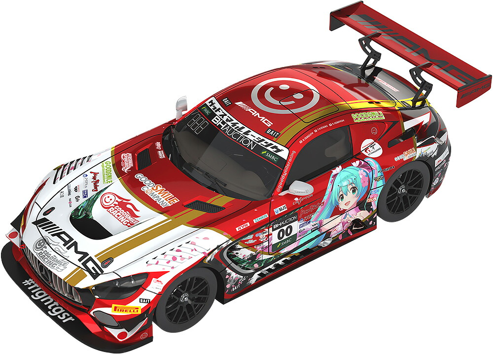 1/18『初音ミクGTプロジェクト』Mercedes-AMGTeamGOODSMILE2019SUZUKA10HOURSVer.【再販】(塗装済み完成品ミニカー)