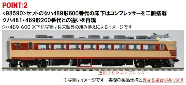 ブックス: TOMIX 国鉄 489系特急電車（クハ489-200・600）基本セット 【98590】 (鉄道模型 Nゲージ) - 玩具 - 4543736985907 : ゲーム