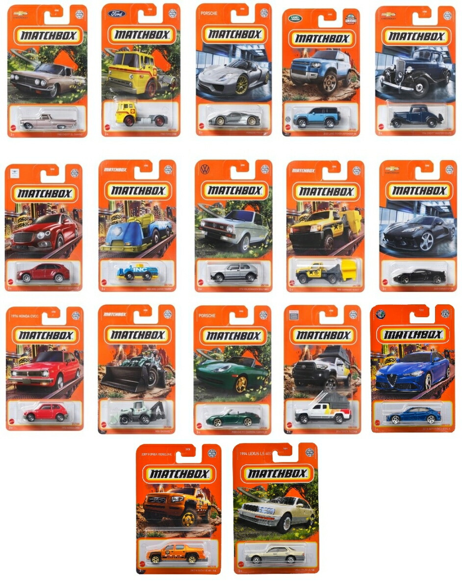 ブックス: マッチボックス(Matchbox) ベーシックカー アソート 【ミニカー24台入り BOX販売】 【3才~】 30782-980B - 玩具 - 4582518945913 : ゲーム