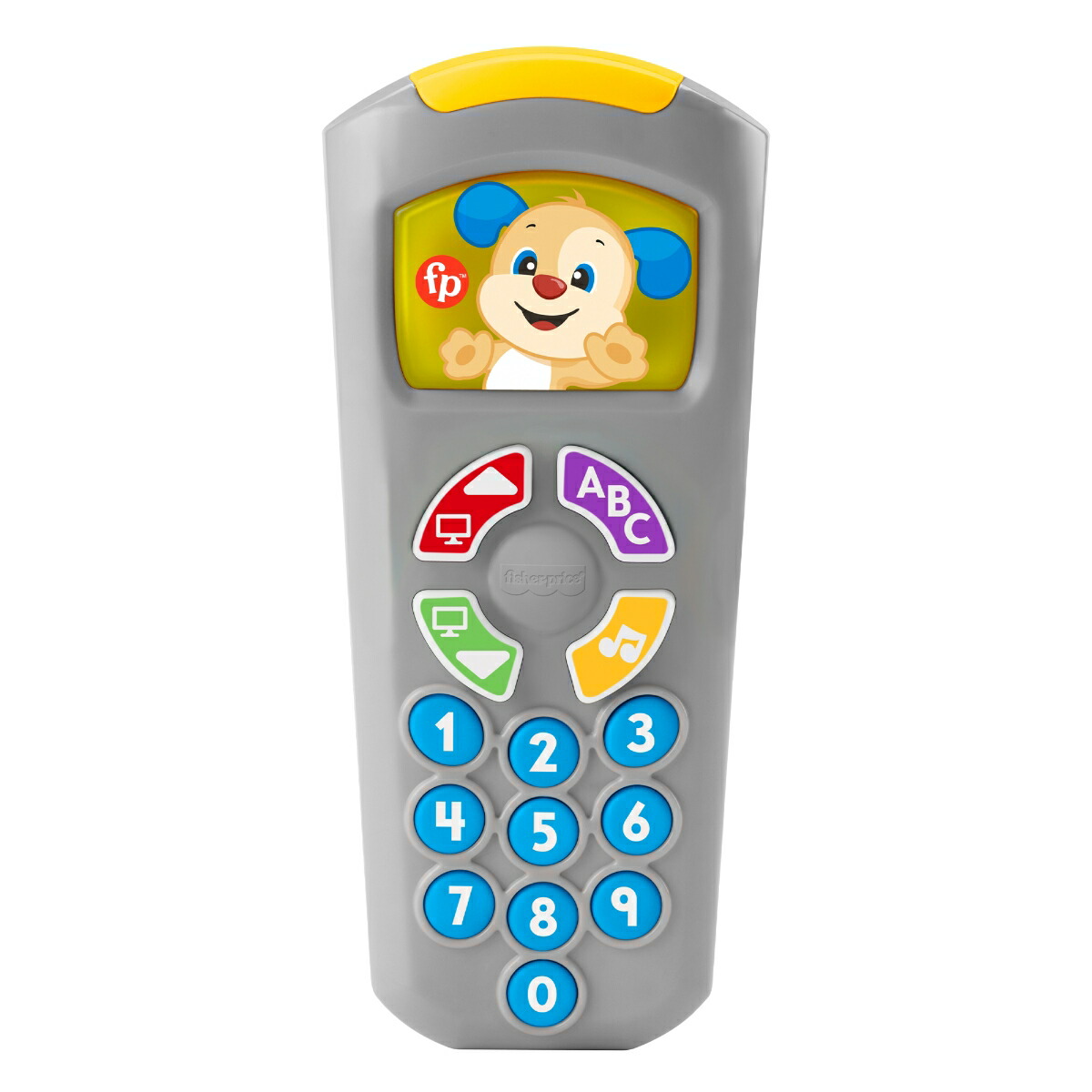 フィッシャープライス(fisherprice)わんわんのバイリンガル・リモコン赤ちゃん・幼児のおもちゃ知育・学習玩具早期発育・アクティビティ玩具・英語・外国語6ヵ月からグレーJNH88