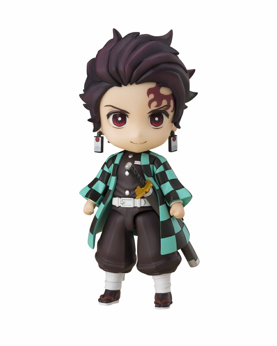 Figuarts mini 『鬼滅の刃』 竈門炭治郎 （煉獄杏寿郎の鍔の日輪刀ver.） (塗装済み可動フィギュア)画像