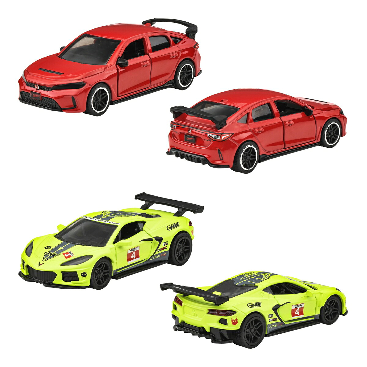 ホットウィール(HotWheels)プルバックアソート乗り物おもちゃ1:43スケールミニカー8台入りBOX販売3歳からマルチHPT04-986R