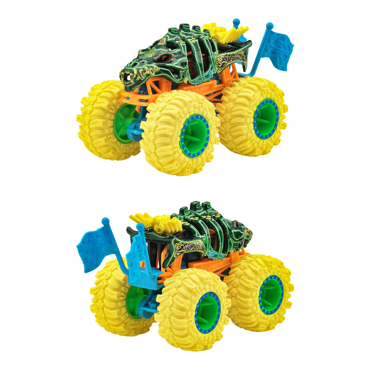 ホットウィール(HotWheels)モンスタートラックネオンスマッシャーズアソート乗り物おもちゃミニカー6台入りBOX販売3歳からマルチJMV39-986A