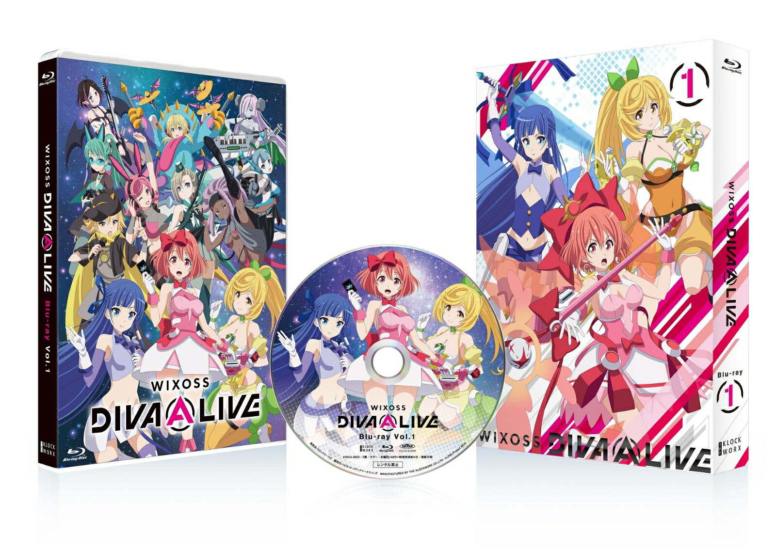 楽天ブックス Wixoss Diva A Live Vol 1 初回生産限定盤 Blu Ray 松根マサト 福積沙耶 Dvd