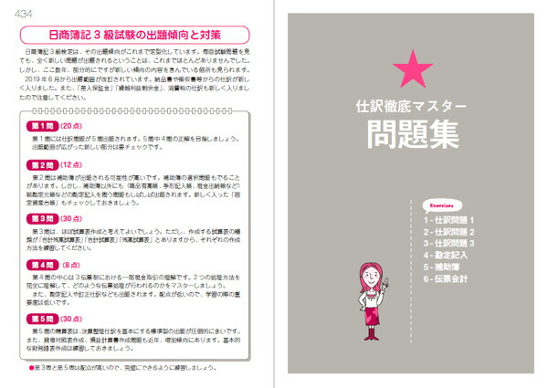 楽天ブックス 文系女子のためのはじめての日商簿記3級合格テキスト 仕訳徹底マスター問題集第3版 簿記 江頭幸代 本