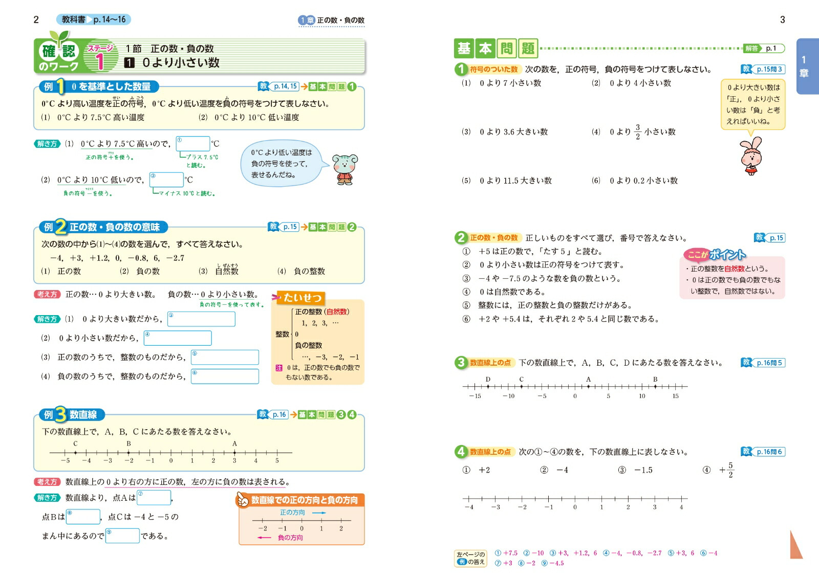 中学教科書ワーク数学1年啓林館版