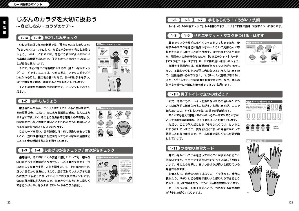 絵で見てわかる！視覚支援のカード・教材100自分で「できる！」を楽しく増やす（ヒューマンケアブックス）[青木高光]