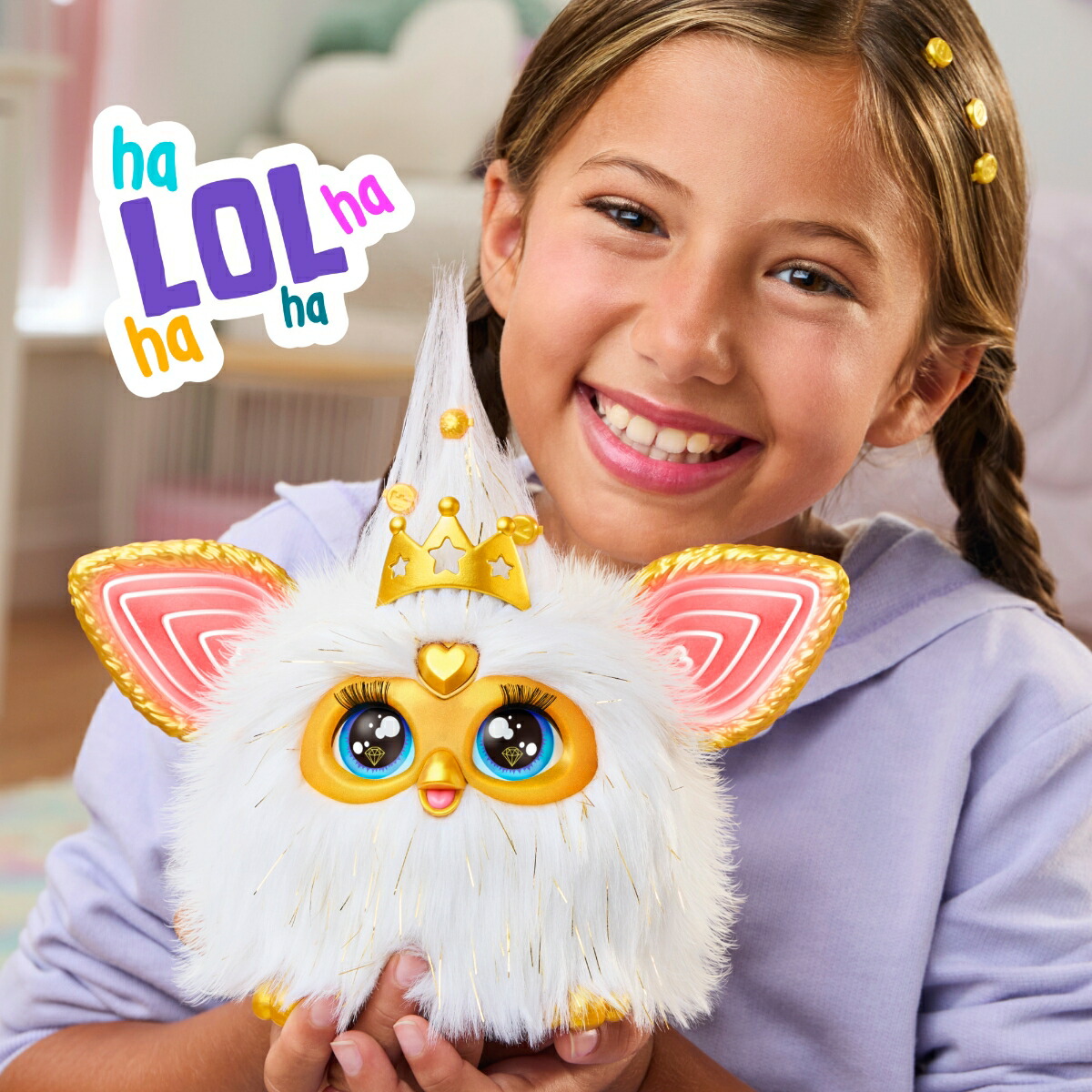 ブックス: FURBY ハズブロ（Hasbro）ファービー ホワイト＆ゴールド 声に反応するインタラクティブトイ 男の子と女の子向け 対象年齢6才以上、ファッションアクセサリー付き、アニマトロニクス 電動ぬいぐるみ 子ども向け、日本語とファービー語 G1938 正規品 - 玩具 - 0195166306094 : ゲーム