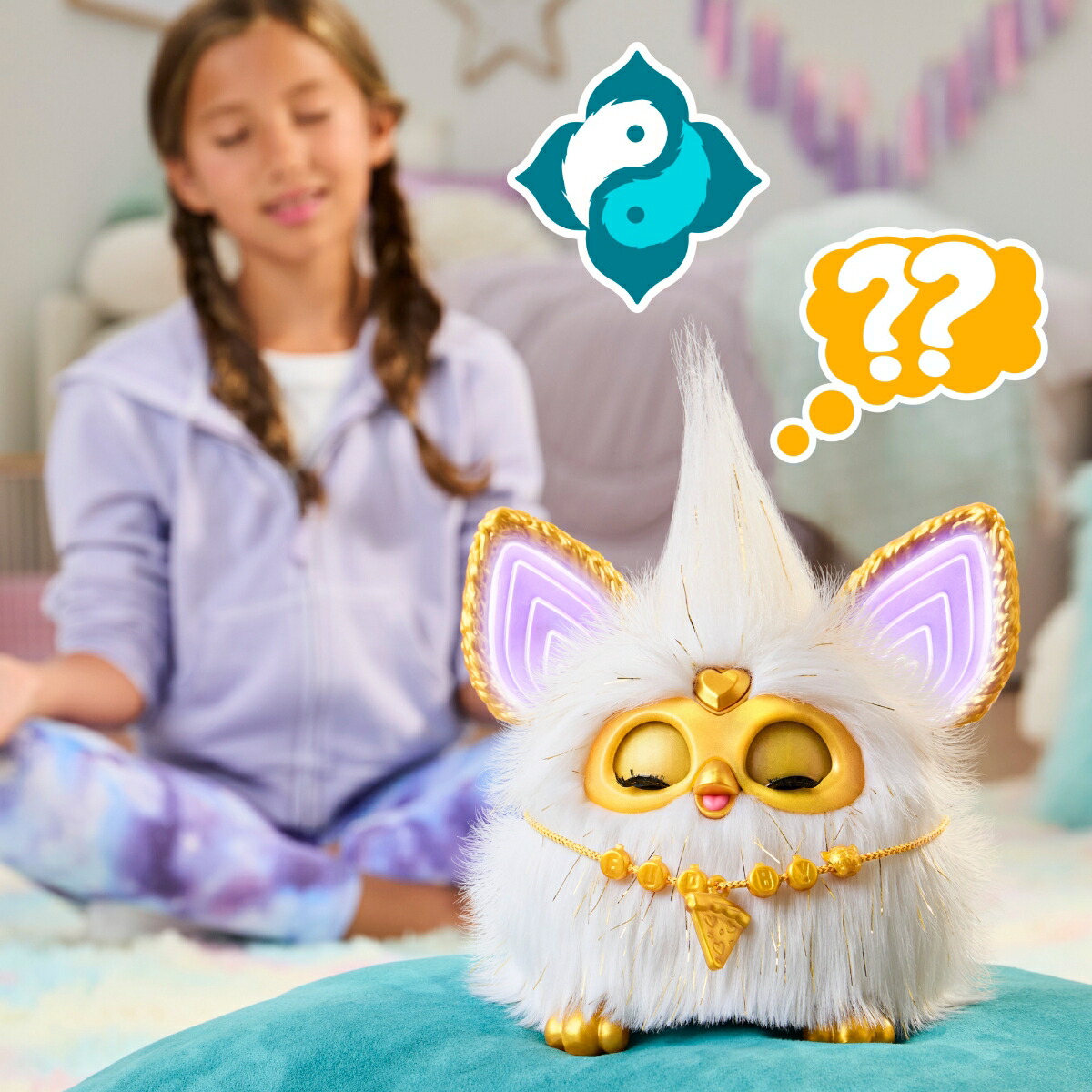 ブックス: FURBY ハズブロ（Hasbro）ファービー ホワイト＆ゴールド 声に反応するインタラクティブトイ 男の子と女の子向け 対象年齢6才以上、ファッションアクセサリー付き、アニマトロニクス 電動ぬいぐるみ 子ども向け、日本語とファービー語 G1938 正規品 - 玩具 - 0195166306094 : ゲーム