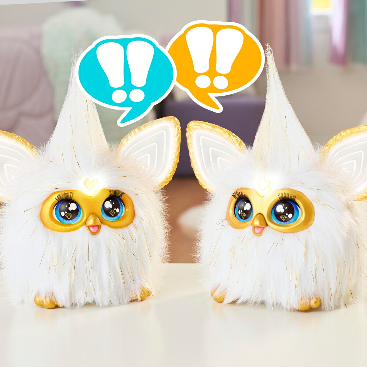 ブックス: FURBY ハズブロ（Hasbro）ファービー ホワイト＆ゴールド 声に反応するインタラクティブトイ 男の子と女の子向け 対象年齢6才以上、ファッションアクセサリー付き、アニマトロニクス 電動ぬいぐるみ 子ども向け、日本語とファービー語 G1938 正規品 - 玩具 - 0195166306094 : ゲーム