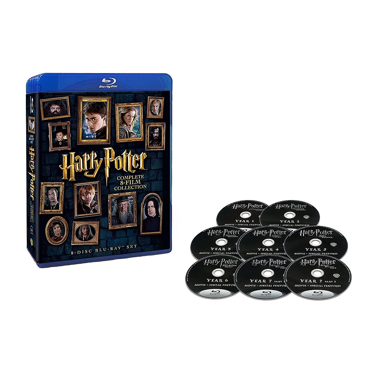 ハリー・ポッター 8-Film ブルーレイセット【Blu-ray】画像