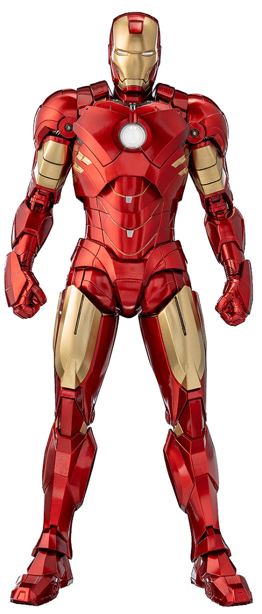 DLX 『Marvel Studios' The Infinity Saga』 Iron Man Mark 4 (DLX マーベル・スタジオの『インフィニティ・サーガ』 アイアンマン・マーク4) 1/12スケール (塗装済み可動フィギュア)画像