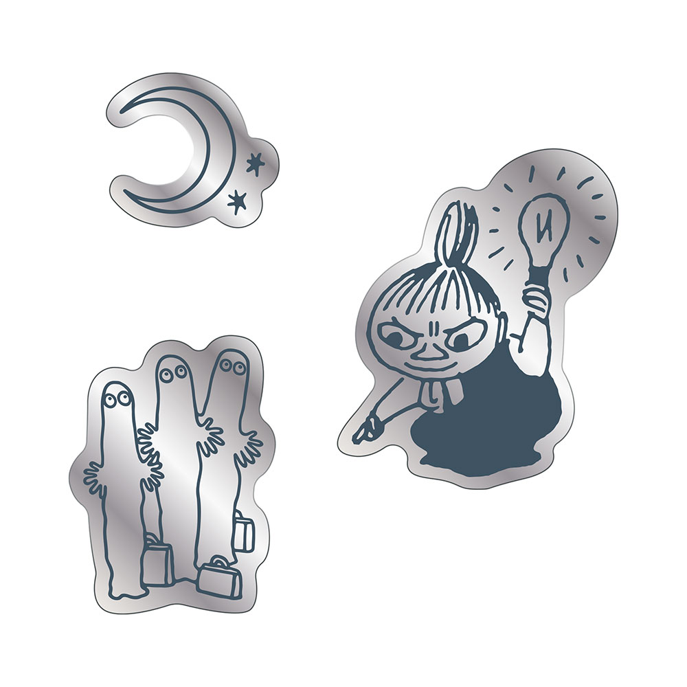 ムーミンデコレーションミラー　ミイ＆ニョロニョロ画像